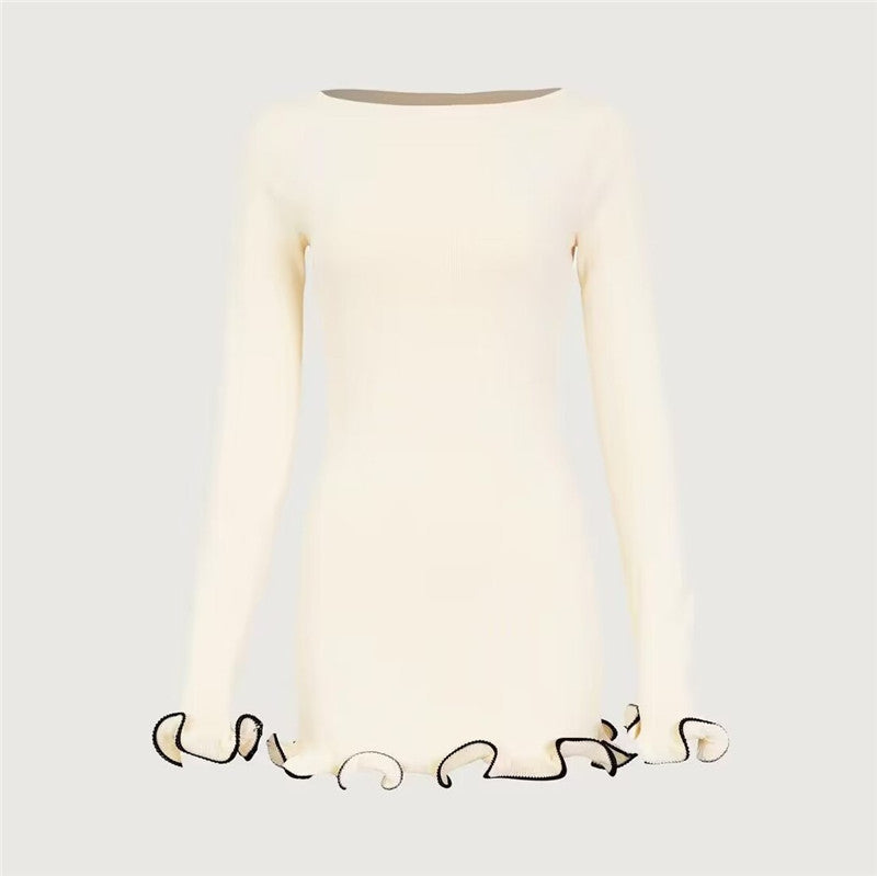 Océane Vêtements - Belle Ruffle Slim Mini Dress