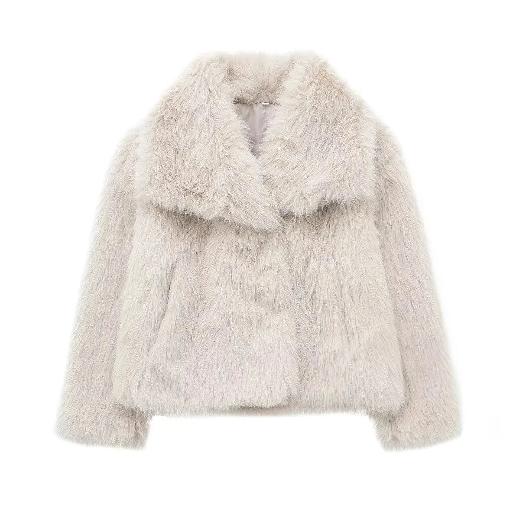 Océane Vêtements -Mia Faux Fur Coat