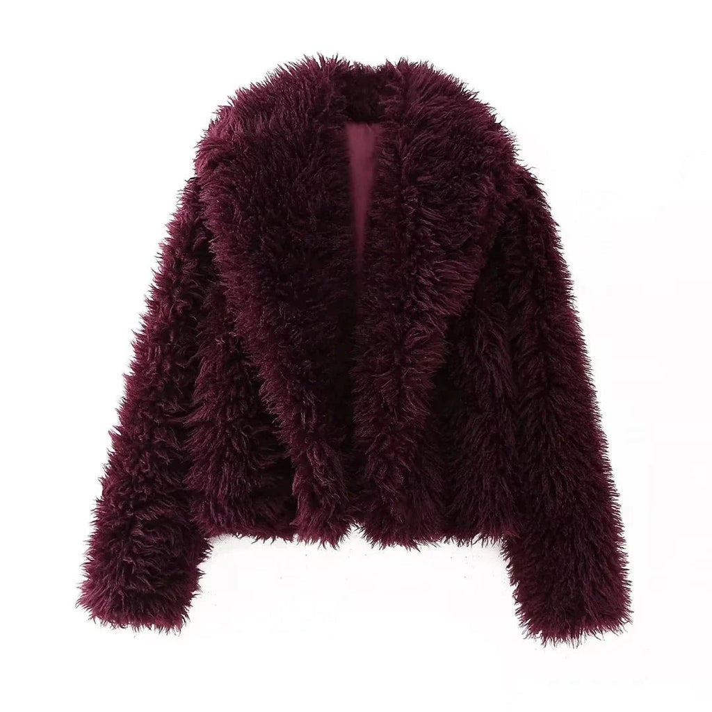 Océane Vêtements -Mia Faux Fur Coat
